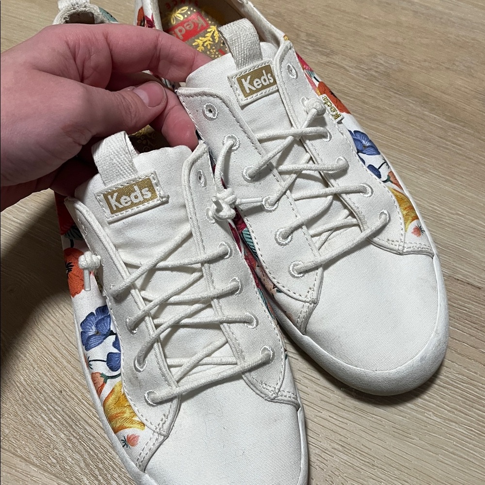 Keds Rifle Paper Co. Multicolor Floral Sneakers Womens 10 - Picture 3 of 8